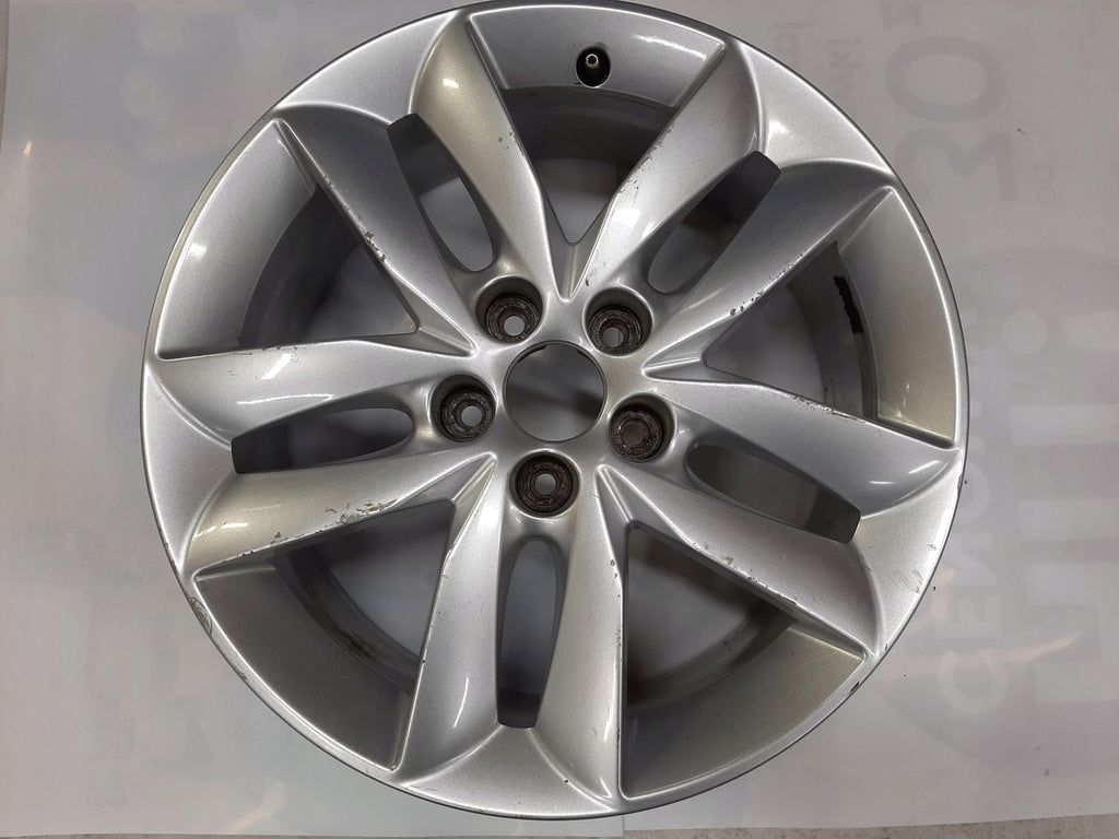 1x Alufelge 17 Zoll 7.0" 5x108 46ET Glanz Silber 9671401380 Peugeot 508