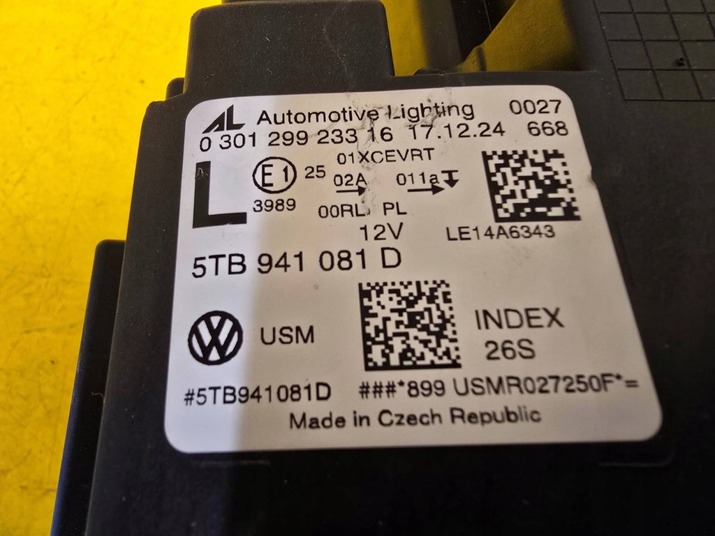 Frontscheinwerfer VW Touran 5TB941081D Links Scheinwerfer Headlight SCH4591038413iy