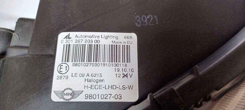 Frontscheinwerfer Mini R60 030126720300 Links Scheinwerfer Headlight SCH7749321122qy