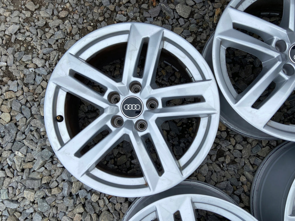 4x Alufelge 17 Zoll 7.0" 5x112 42ET Glanz Silber 8W0601025P Audi A4 B8 Rim Wheel FEL5520448073aw
