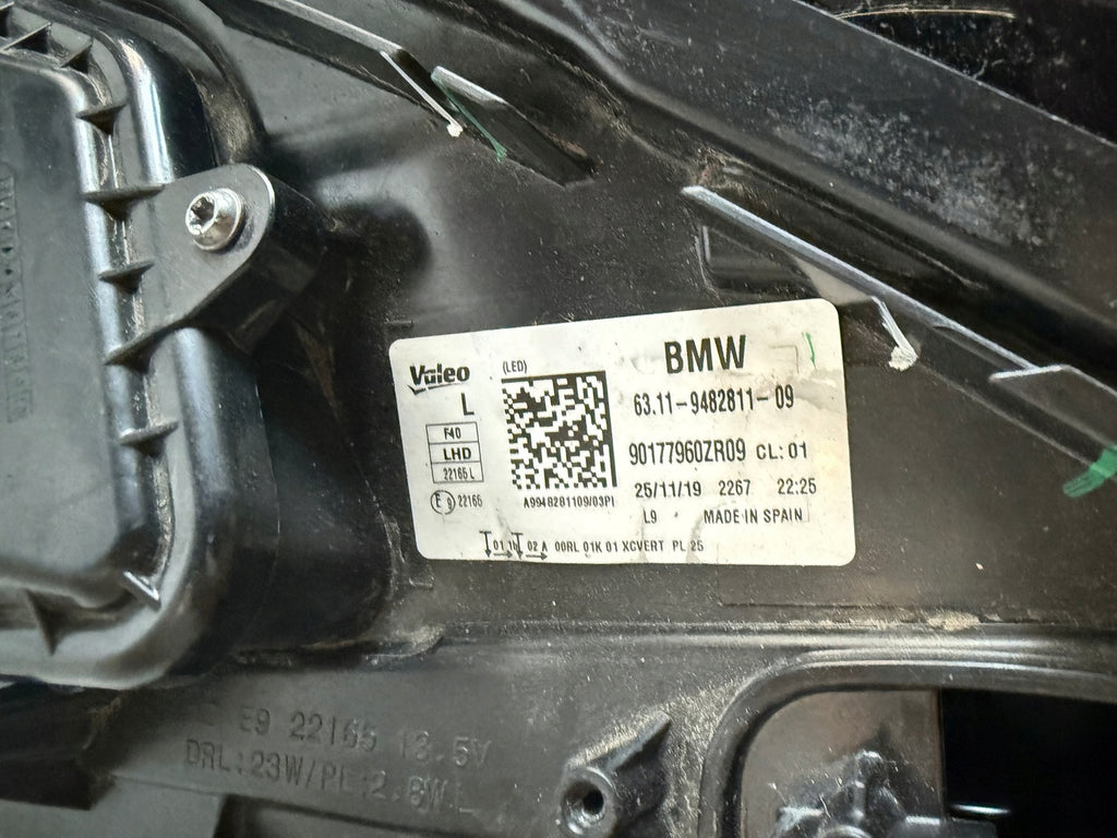 Frontscheinwerfer BMW 1 F40 9482811-09 Full LED Links Scheinwerfer Headlight SCH6092521095rm