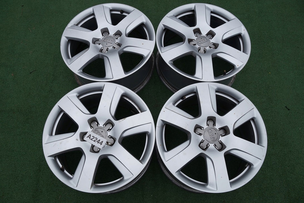 4x Alufelge 17 Zoll 8.0" 5x112 39ET Glanz Silber 4G0601025BK Audi A6 C7 FEL5431329767fu