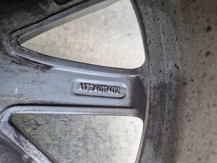 1x Alufelge 17 Zoll 7.5" 5x112 A1724011402 Mercedes-Benz Slk Rim Wheel FEL3872703775ix