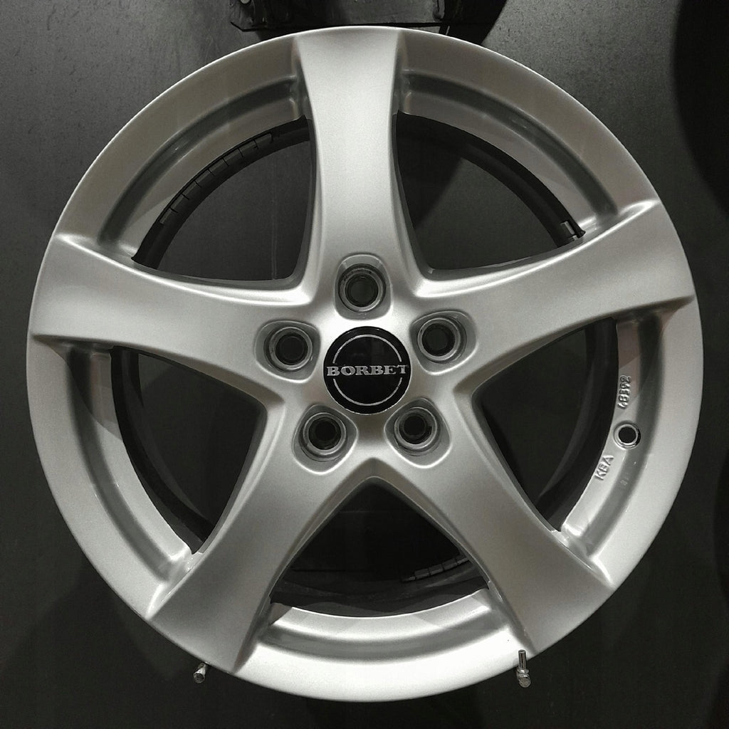 4x Alufelge 16 Zoll 6.5" 5x105 50ET Glanz Silber Ford Mondeo I Rim Wheel FEL2738824662we