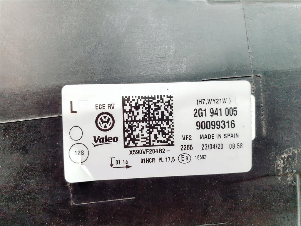 Frontscheinwerfer VW Polo 90099316 2G1941005 Links Scheinwerfer Headlight