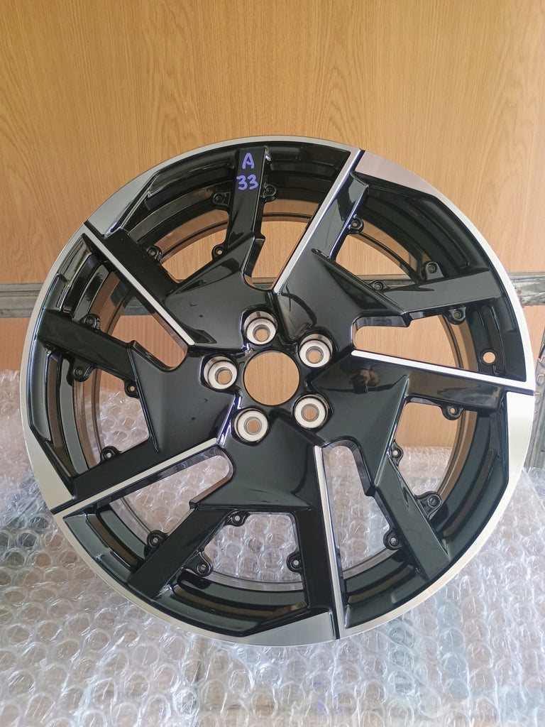 1x Alufelge 19 Zoll 7.0" 5x108 41ET Glanz Schwarz 9839945680 Peugeot Rim Wheel FEL9418252092lz