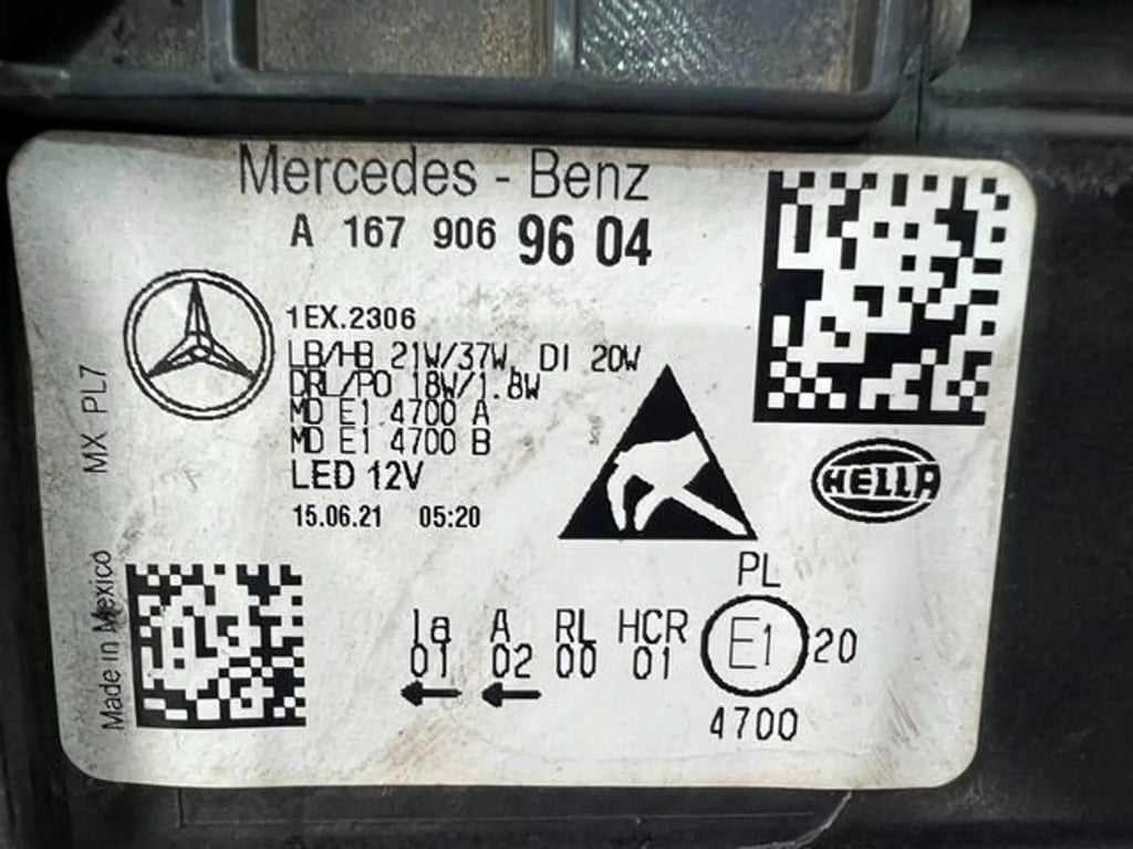 Frontscheinwerfer Mercedes-Benz Gle A1679069604 LED Rechts Headlight