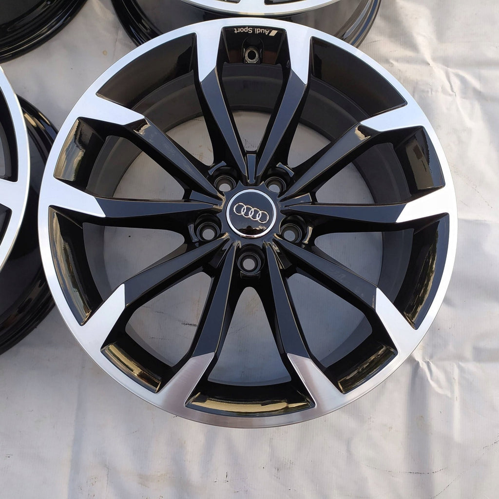 4x Alufelge 18 Zoll 8.0" 5x112 40ET Glanz Silber 8W0601025H Audi Rim Wheel FEL8415380698qx