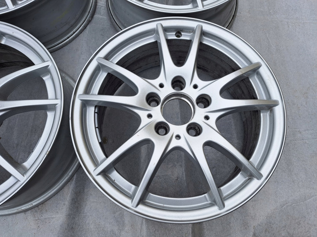 4x Alufelge 16 Zoll 6.5" 5x112 49ET Glanz Silber A2464011302 Mercedes-Benz W246 FEL1677752087zy