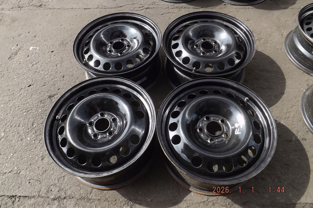 4x Alufelge 17 Zoll 7.5" 5x108 55ET Glanz Silber Ford Mondeo Rim Wheel FEL1658281662xg