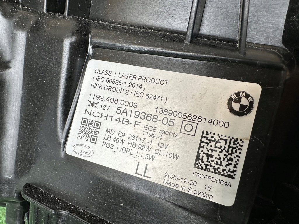 Frontscheinwerfer BMW G22 G82 G23 G83 G26 5A19368 Rechts Scheinwerfer Headlight