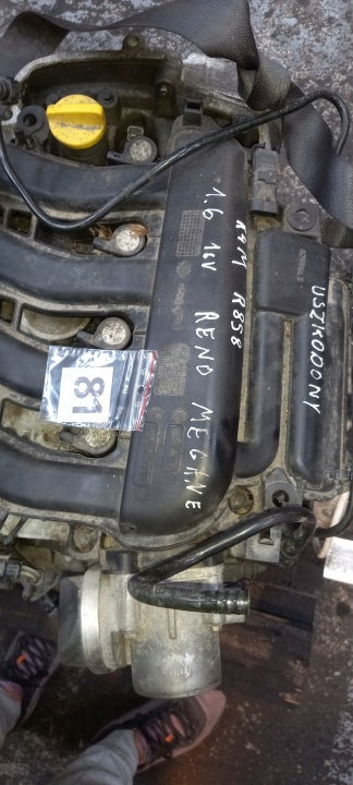 Motor Renault I K4M858 1.6 Benzin Engine Komplett MOT8799291674lv