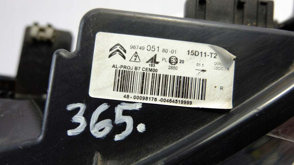 Frontscheinwerfer Citroën C4 II 9674905180 Xenon Links Scheinwerfer Headlight SCH4970315709uu