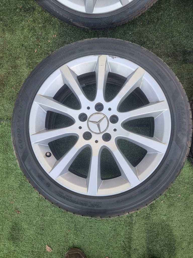 4x Alufelge 17 Zoll 8.5" 5x112 36ET A1724010702 Mercedes-Benz Slk R172 Rim Wheel FEL2165181655bx