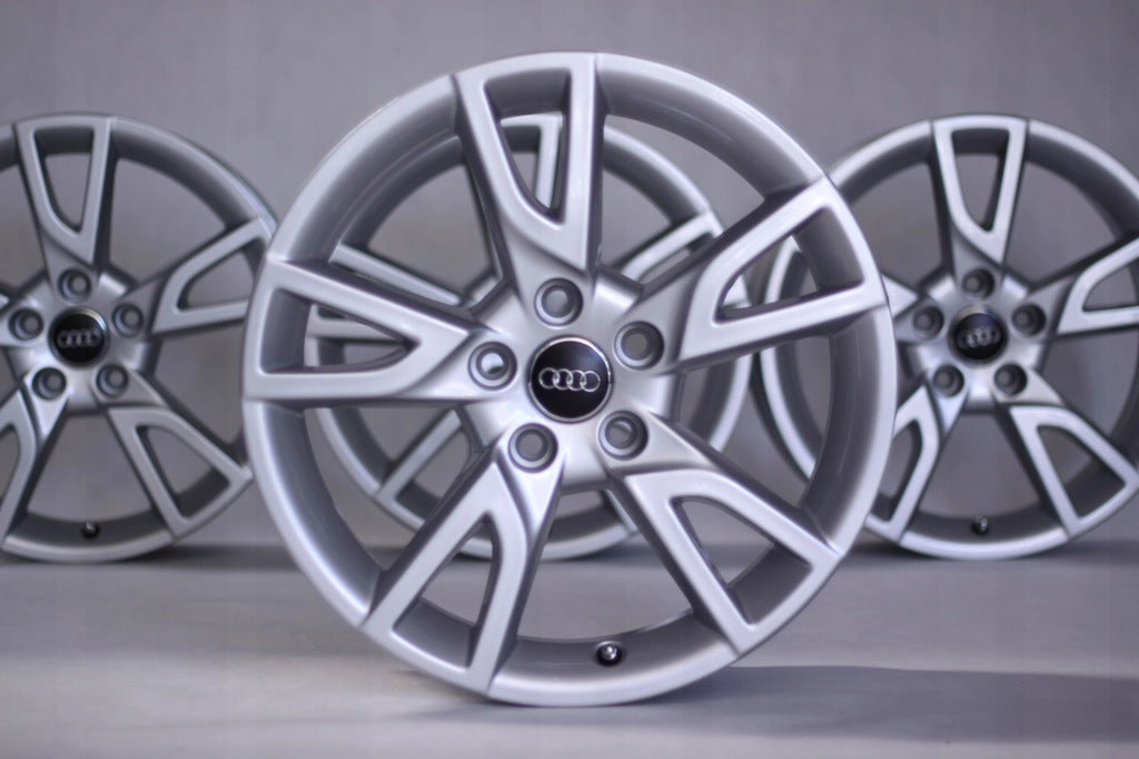 4x Alufelge 17 Zoll 6.5" 5x112 33ET Glanz Silber 8U0071497 Audi Q3 Rim Wheel FEL9856973142cu