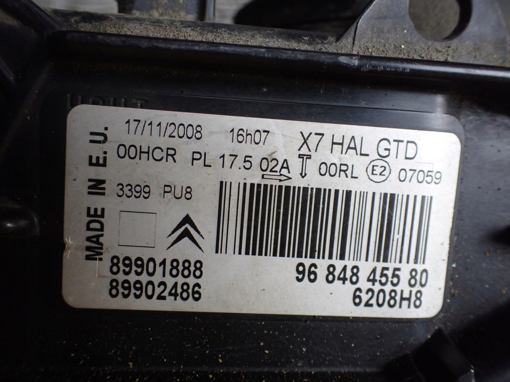 Frontscheinwerfer Citroën C5 I 9684845580 Links Scheinwerfer Headlight SCH8461780585es
