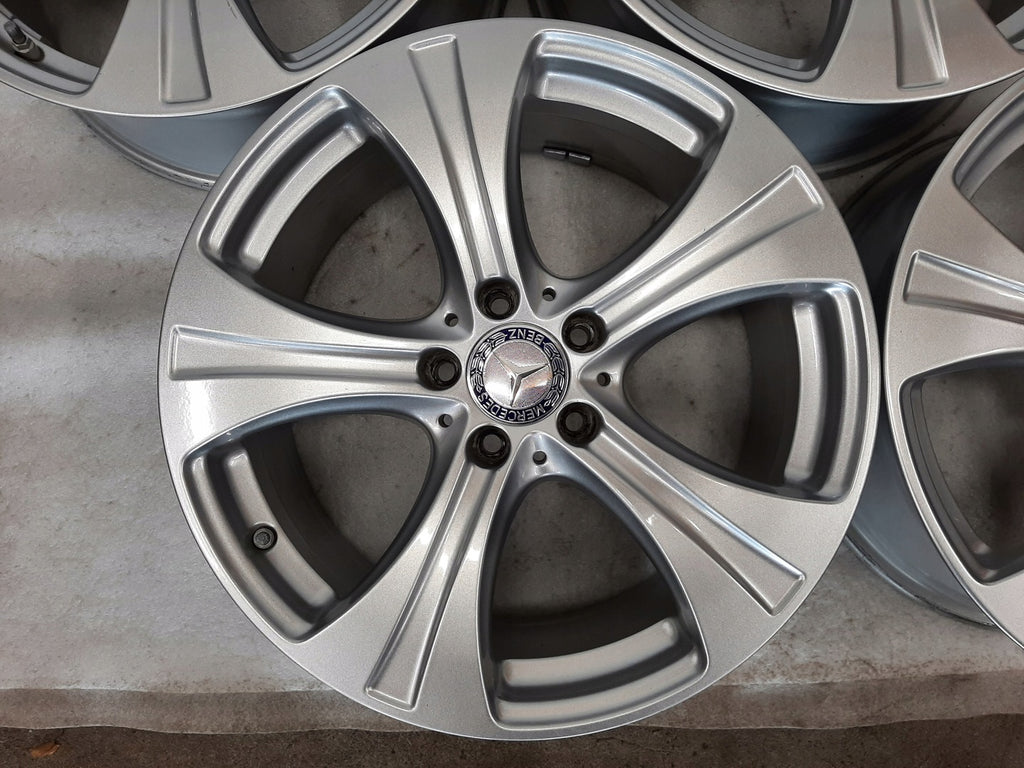 4x Alufelge 18 Zoll 8.0" 5x112 38ET Glanz Silber A2534010800 Mercedes-Benz Glc