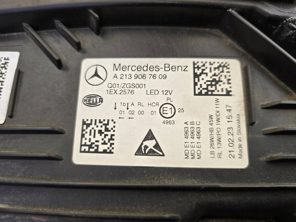 Frontscheinwerfer Mercedes-Benz W213 A2139067609 LED Rechts Headlight SCH4415156731ao