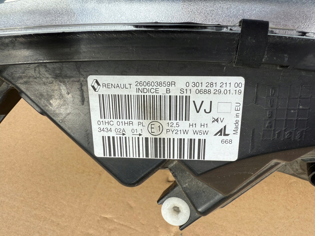 Frontscheinwerfer Renault Captur I 260603885 Links Scheinwerfer Headlight SCH6258533959hy