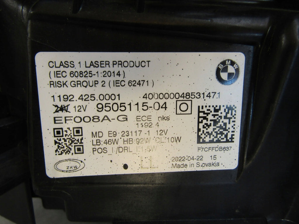 Frontscheinwerfer BMW 4 G22 G82 G23 G26 9505115-04 Laser Links Headlight SCH3252269722xe