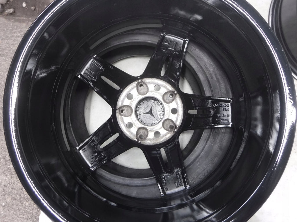 4x Alufelge 18 Zoll 7.5" 5x112 49ET Glanz Schwarz A1774010700 Mercedes-Benz W177 FEL9907796824oo
