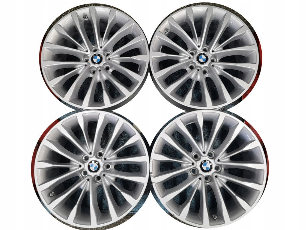 4x Alufelge 18 Zoll 8.0" 5x112 30ET Glanz Silber 6863418 BMW G30 Rim Wheel FEL1831486978wc
