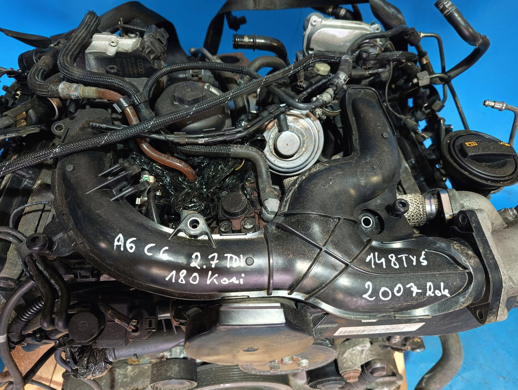 Motor Audi A6 C6 BPP 2.7 TDI 180PS 132kW 148TKm Diesel Engine Unkomplett