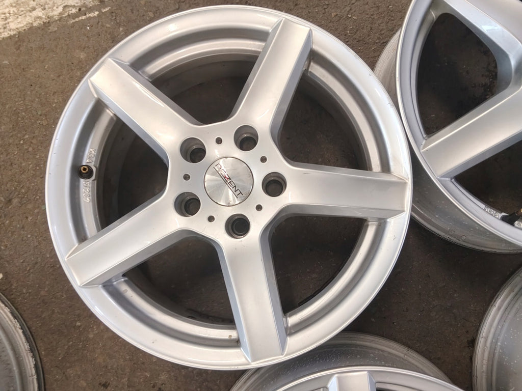 4x Alufelge 16 Zoll 6.5" 5x112 48ET Silber KBA51287 Audi I Rim Wheel FEL4315202814rz