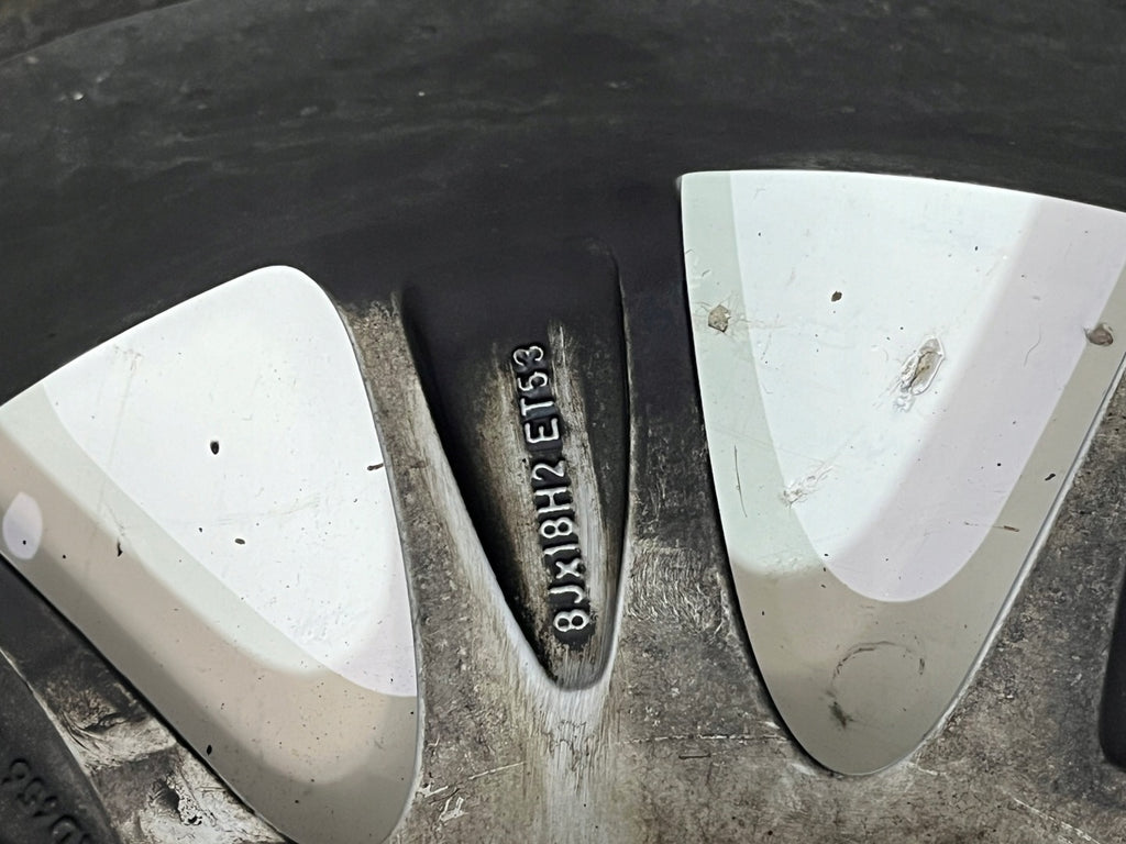 1x Alufelge 18 Zoll 8.0" 5x130 7P5601025 Porsche Cayenne Rim Wheel