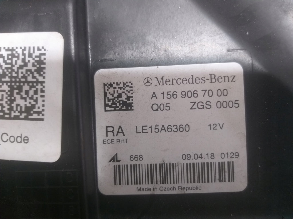 Frontscheinwerfer Mercedes-Benz Gla A1569067000 LED Rechts Headlight SCH1763619272fj