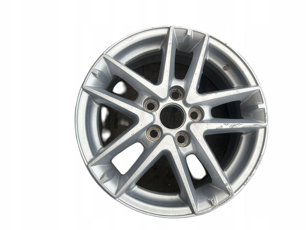 1x Alufelge 16 Zoll 6.5" 5x114.3 45ET Glanz Silber PZ49P-E0672 Toyota Avensis