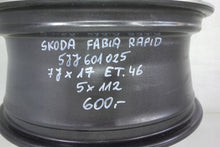 Load image into Gallery viewer, 1x Alufelge 17 Zoll 7.0" 5x100 46ET 5JJ601025 Skoda Fabia Rapid Rim Wheel FEL9249997999ti