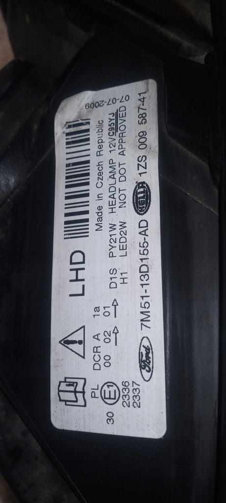 Frontscheinwerfer Ford C-Max C Max 7M51-13D155-AD Xenon Links Headlight SCH7398724466mn