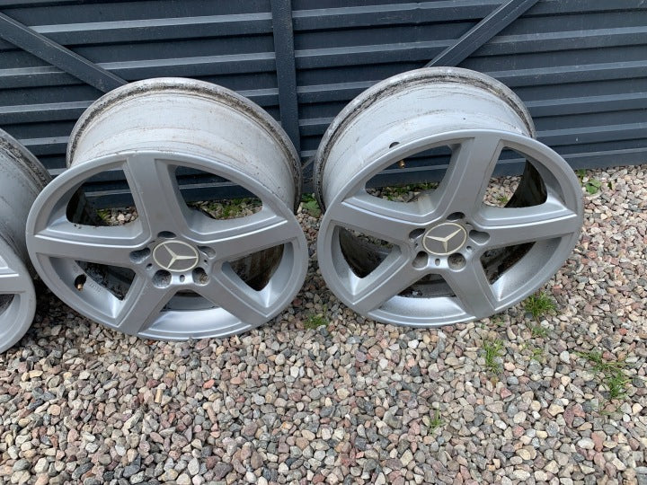 4x Alufelge 16 Zoll 7.0" 5x112 Silber Rim Wheel FEL8018011611xx