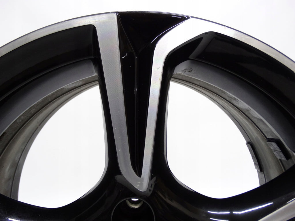 1x Alufelge 17 Zoll 7.0" 4x108 38ET Glanz Schwarz 39182183 Opel Corsa F FEL3902650171au