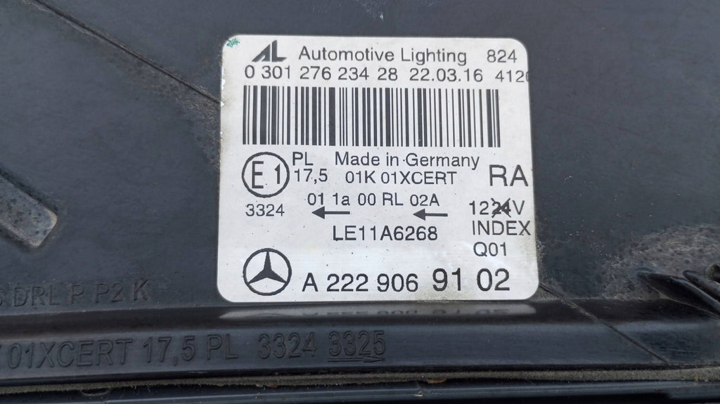 Frontscheinwerfer Mercedes-Benz W222 A2229069102 LED Rechts Headlight SCH9168072081ud