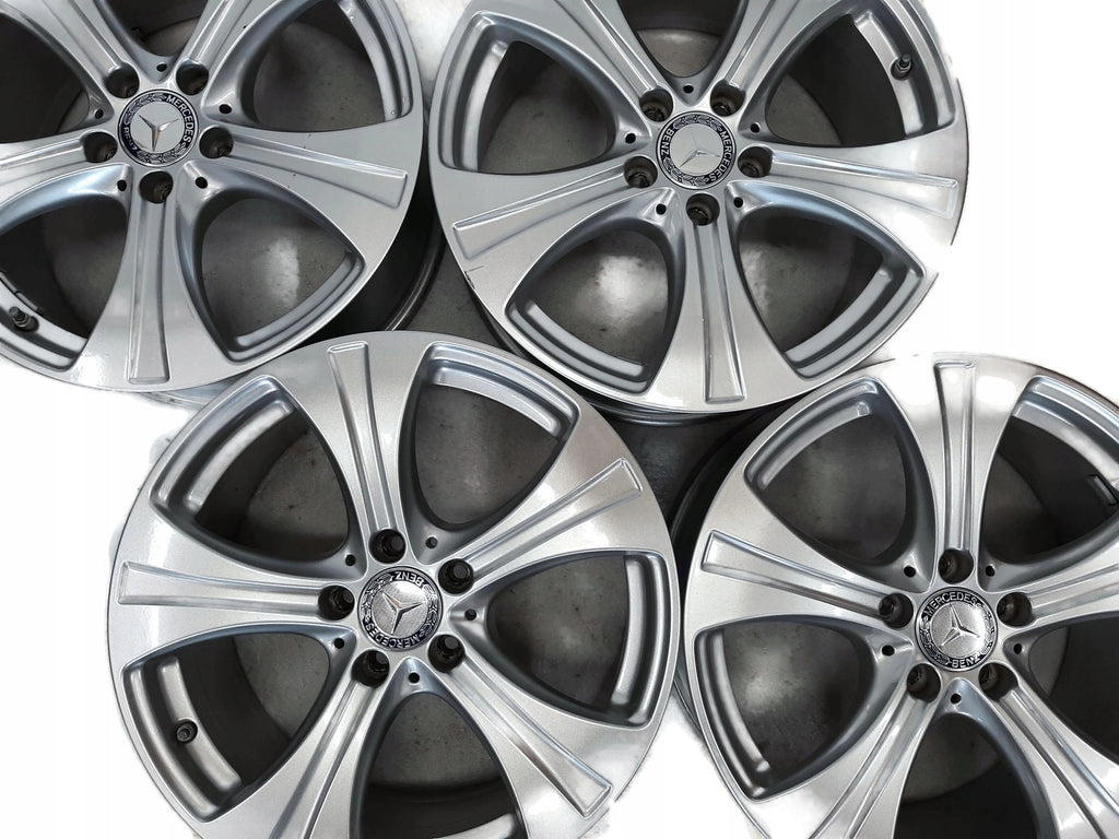 4x Alufelge 18 Zoll 8.0" 5x112 38ET Glanz Silber A2534010800 Mercedes-Benz Glc