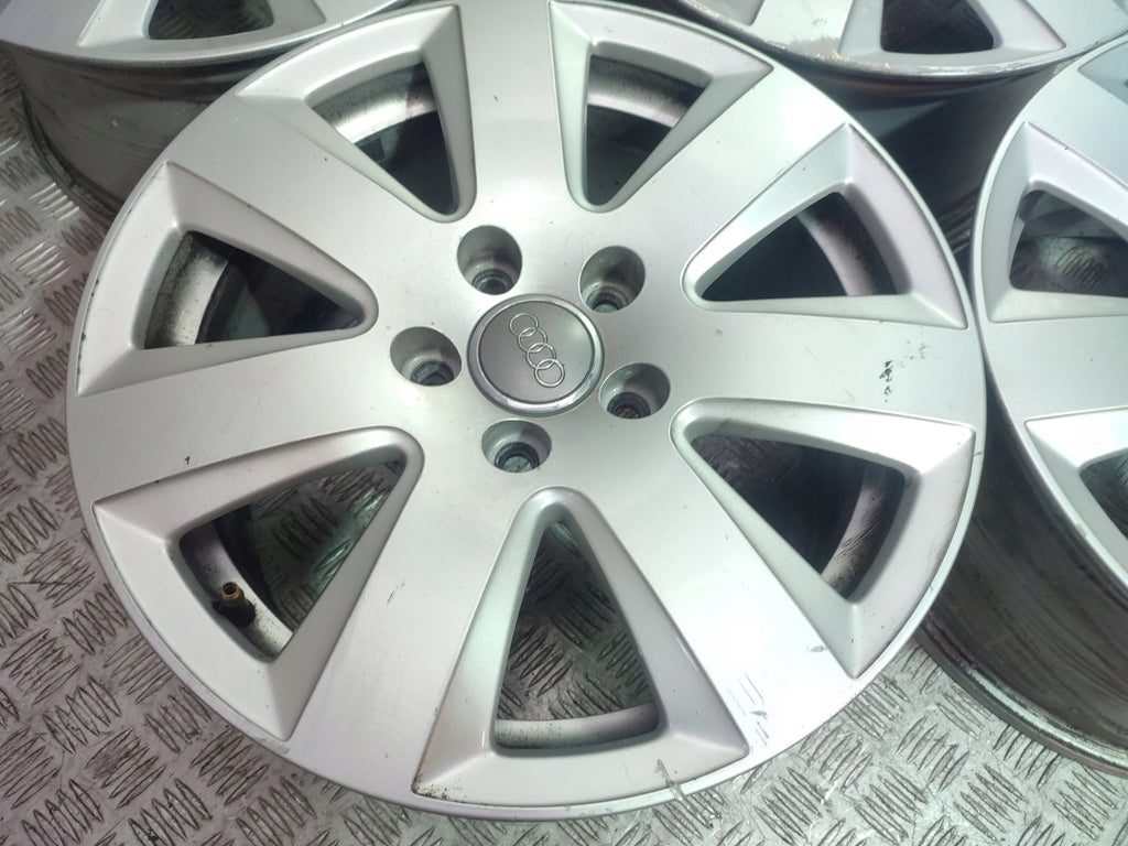 4x Alufelge 16 Zoll 7.5" 5x112 Glanz Silber 4F0601025 Audi A6 C6 Rim Wheel