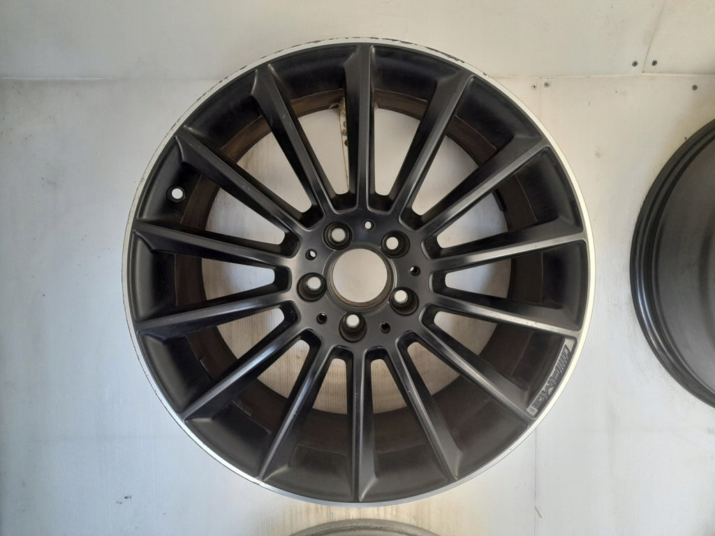 1x Alufelge 19 Zoll 8.5" 5x112 52 5ET Glanz Schwarz A1184010300 Mercedes-Benz FEL7555701719km