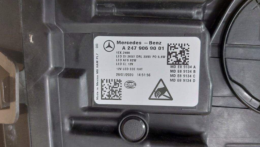 Frontscheinwerfer Mercedes-Benz W247 A2479069001 LED Rechts Headlight SCH4435427191yc
