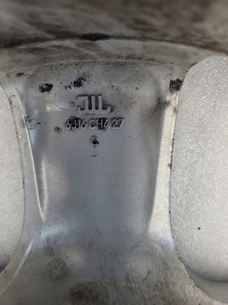 1x Alufelge 16 Zoll 6.0" 4x108 27ET Glanz Silber 9686100080 MA-DAR81 Peugeot 107