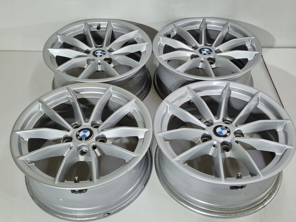 4x Alufelge 16 Zoll 6.5" 5x112 22ET Glanz Silber 6876921 BMW Rim Wheel FEL6091212891ii