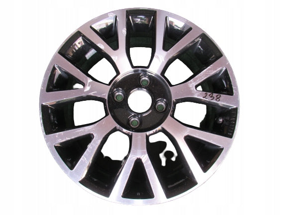 1x Alufelge 16 Zoll 6.0" 4x100 43ET Glanz Schwarz 1S0601025 Skoda Citigo Up! FEL2299819143sw