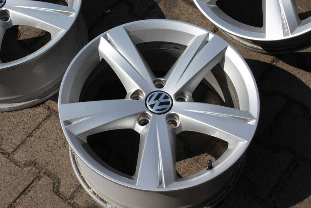 4x Alufelge 17 Zoll 7.0" 5x112 43ET 5C0601025AA VW Passat Beetle Rim Wheel FEL7140635431co