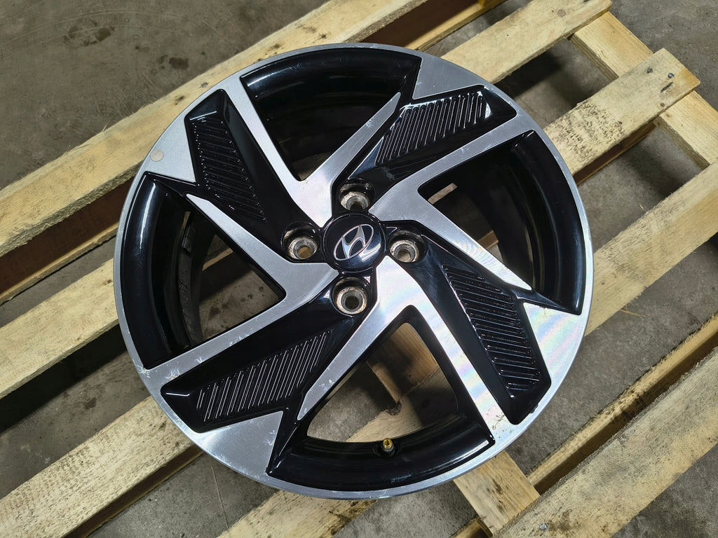 1x Alufelge 16 Zoll 6.5" 4x100 52910K7200 Hyundai I Rim Wheel FEL9210309079cr