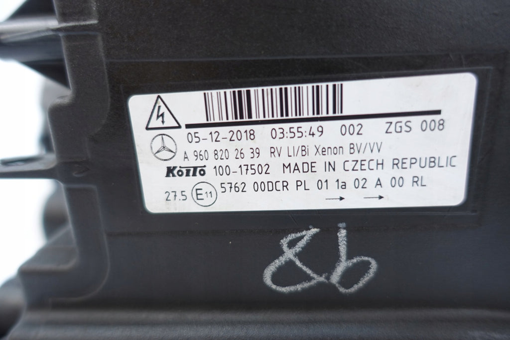 Frontscheinwerfer Mercedes-Benz A9608202639 Links Scheinwerfer Headlight SCH7377529692ak