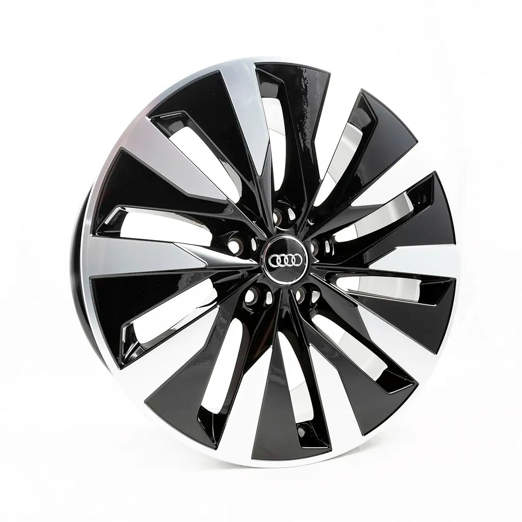 4x Alufelge 18 Zoll 8.0" 5x112 39ET Glanz Grau 4K0601025 Audi Mg Rim Wheel FEL3743616887nb