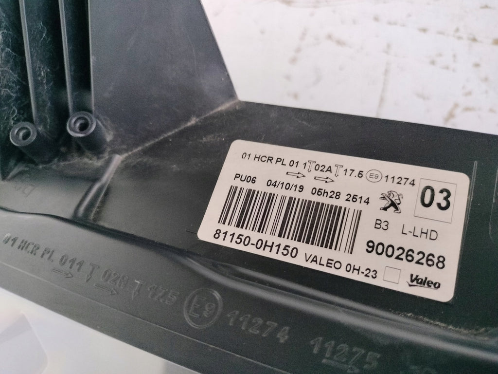 Frontscheinwerfer Peugeot 108 81150-0H150 LED Links Scheinwerfer Headlight