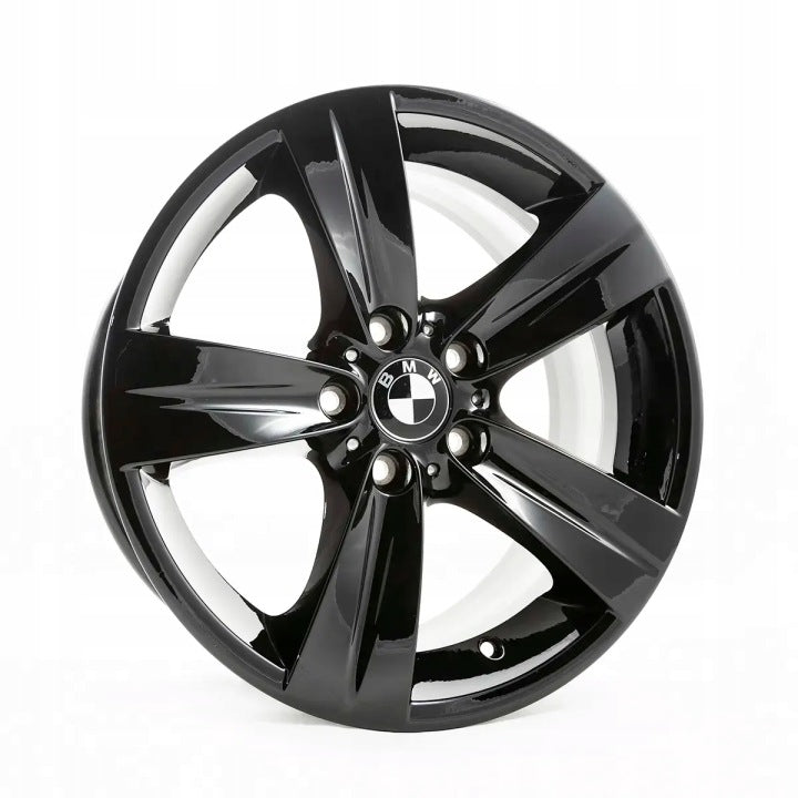 4x Alufelge 18 Zoll 8.0" 5x120 34ET Glanz Silber BMW E46 E91 F30 E90 E92 F31 FEL8350443174cc