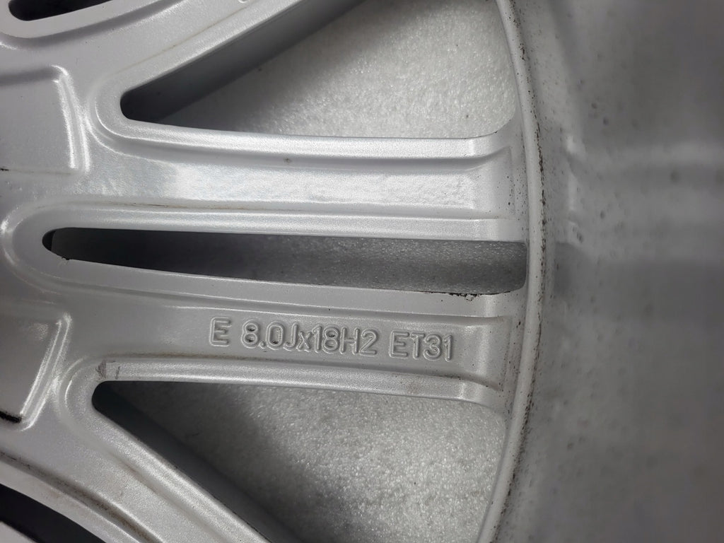 1x Alufelge 18 Zoll 8.0" 5x112 31ET Glanz Silber 8W0601025EE Audi A5 Rim Wheel FEL5866290508yf